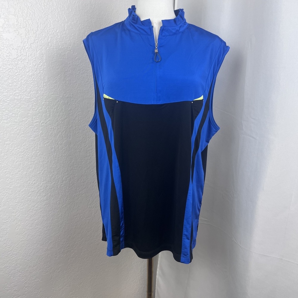 Jamie Sadock Top Womens XL Sleeveless Golf Pickleball Athletic‎ Outdoor Stretch